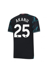 Manchester City Manuel Akanji #25 Jalkapallovaatteet Kolmaspaita 2023-24 Lyhythihainen